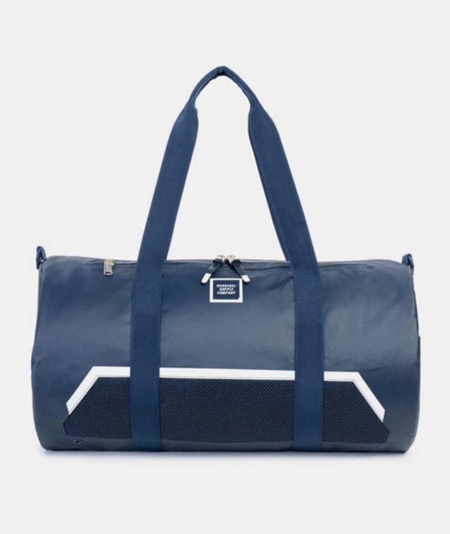 Herschel Supply Co. Navy Polyster Coated Weave Studio Sparwood Duffle Bag