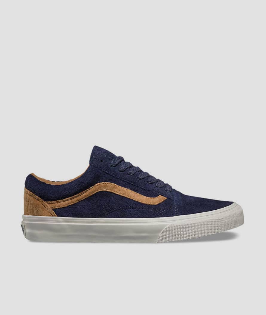 Vans  Navy Suede Cord Old Skool Reissue Shoes