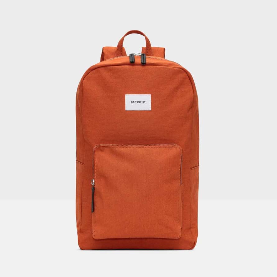 Sandqvist  Rust Cotton Kim Backpack