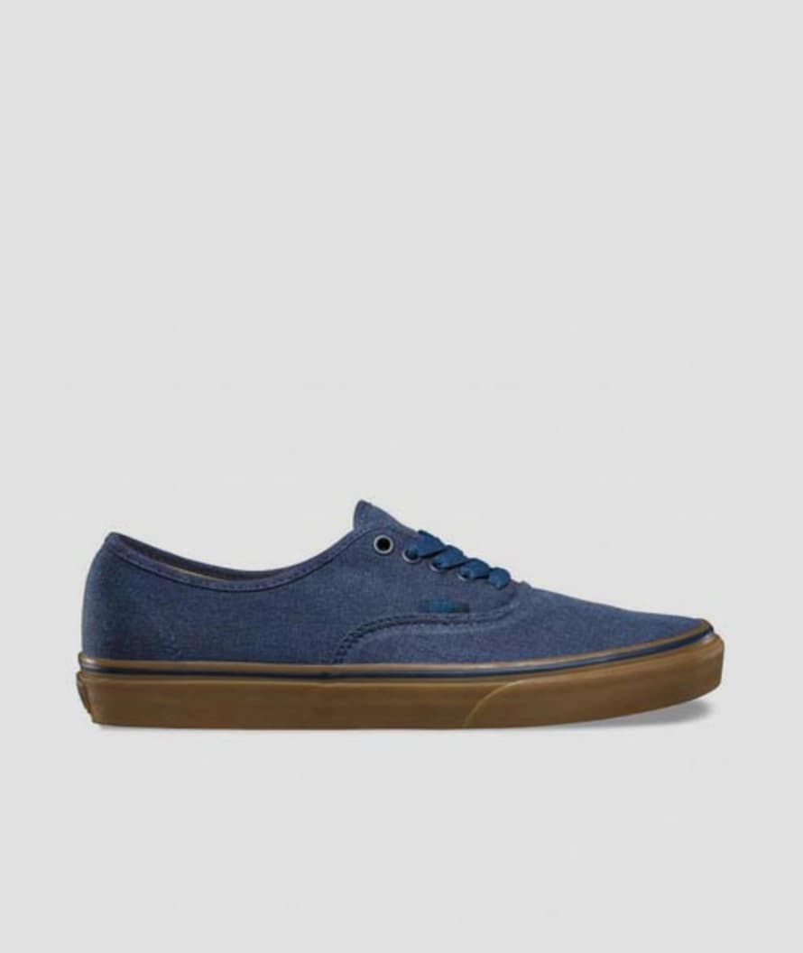 Vans  8 US / 40.5 EU Size Dress Blues and Gum Canvas Washed Authentic Shoes