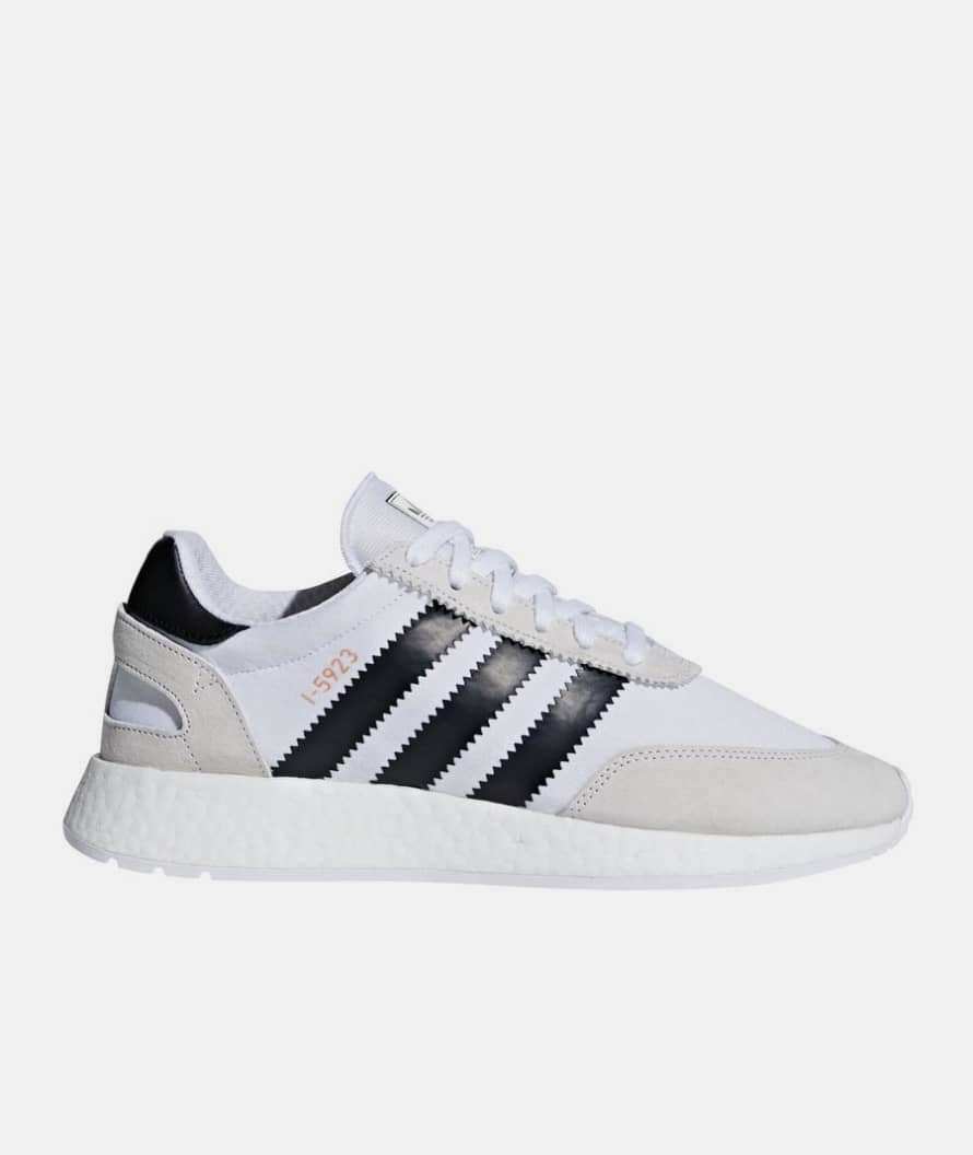 Adidas White and Core Black Nubuck Mens Originals Shoes