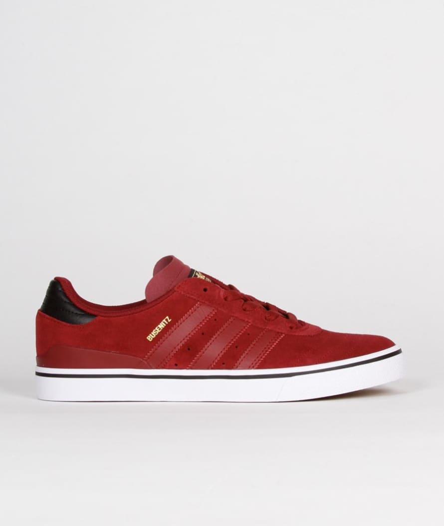 Adidas Burgundy White Busenitz Vulc ADV Shoes