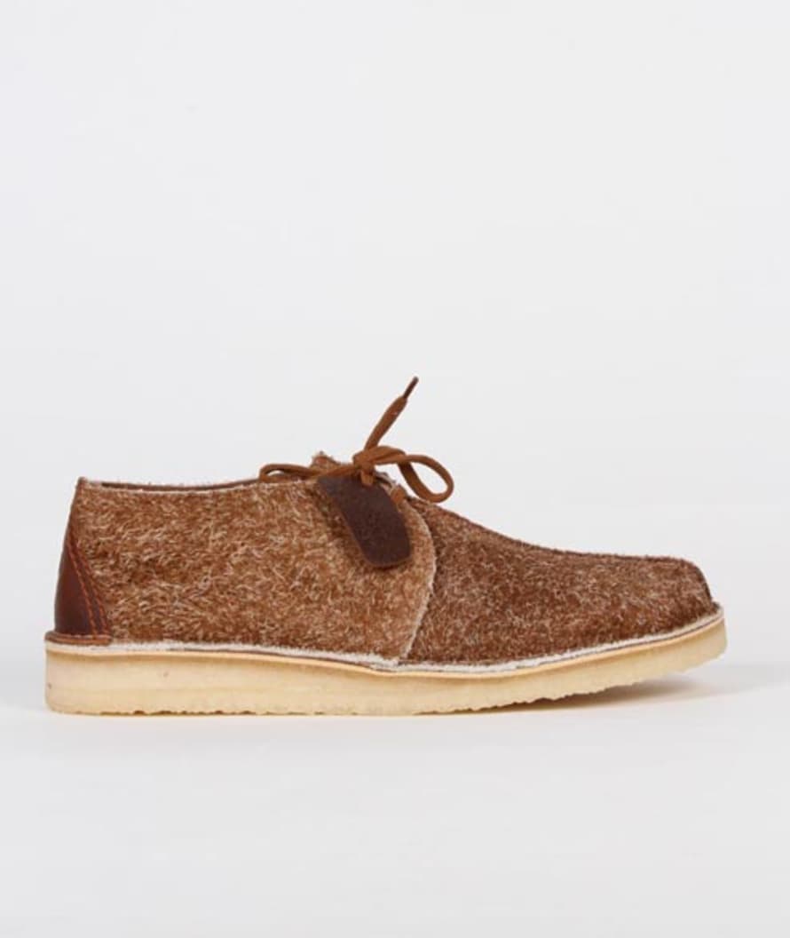 Clarks Originals Cola Hairy Suede Desert Treck Shoes