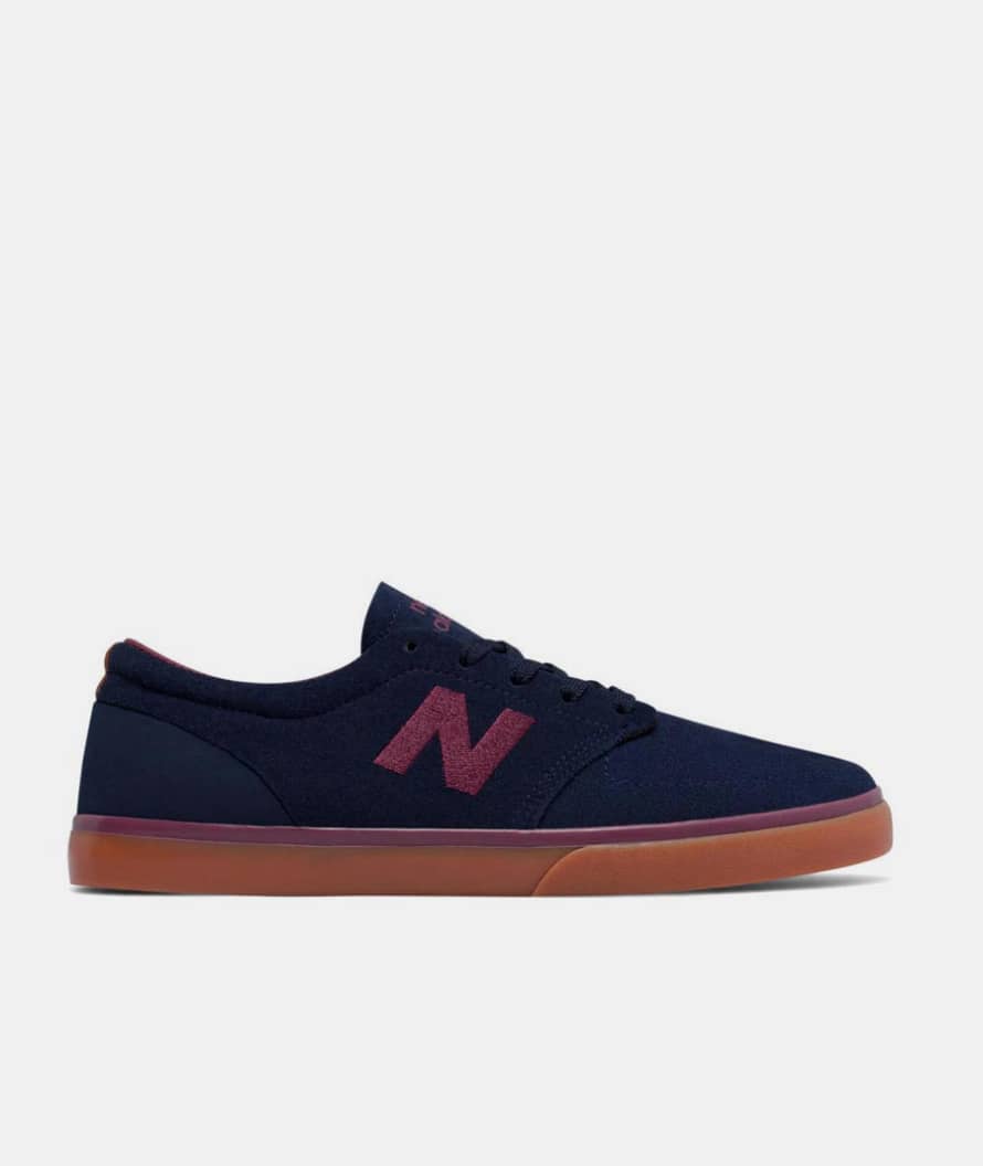 New Balance Navy Burgundy Gum NM345OB Shoes