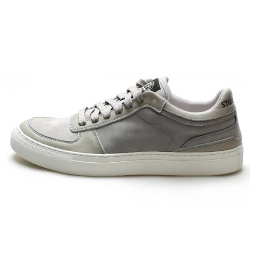 Stone Island Leather Low Top Sneakers