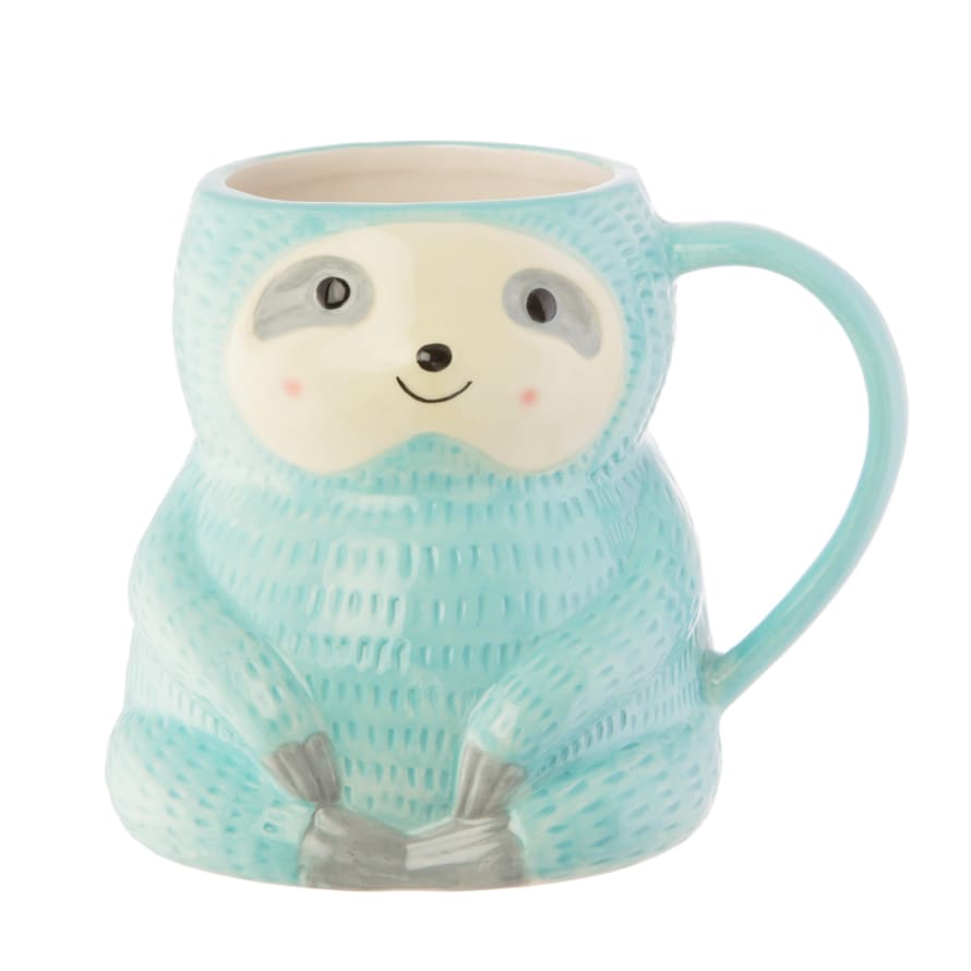 Sass & Belle  Turquoise Sloth Mug