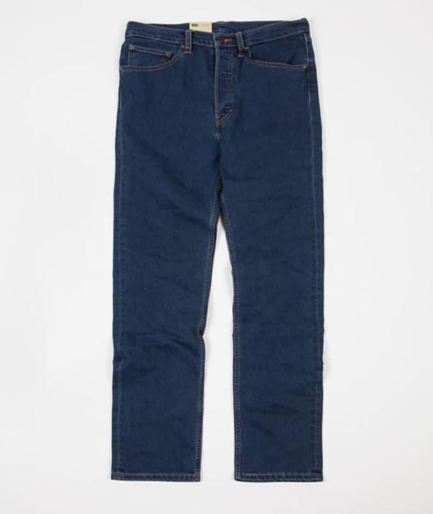 Levi's Blue Cotton Skateboarding 501 Shrink To Fit Jeans