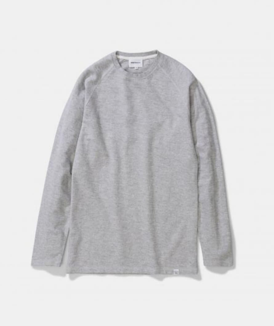 Norse Projects Light Gray Melange Victor Brushed Sweatshirt