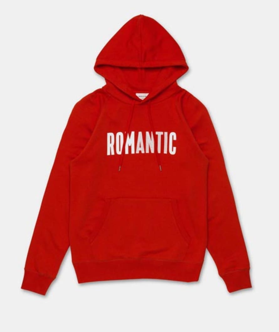 Wood Wood Burnt Red Cotton Fred Hoodie