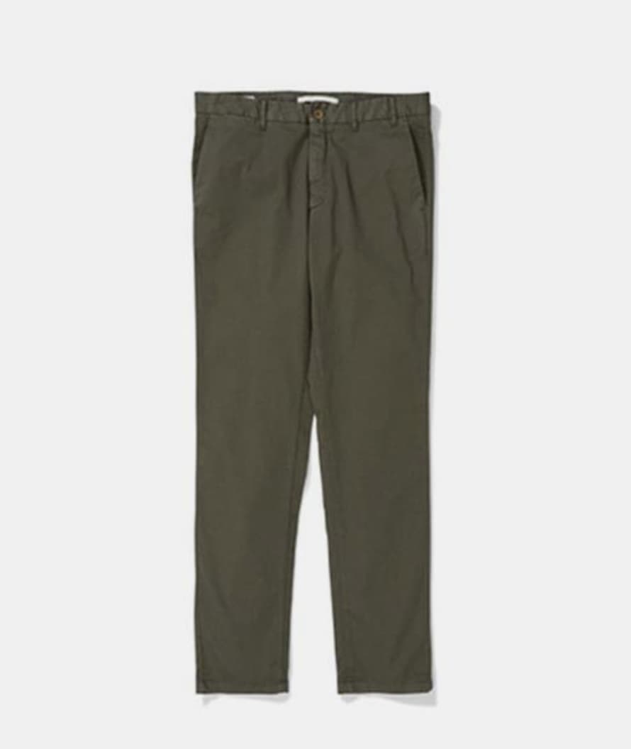 Trouva: Ivy Green Cotton Aros Slim Light Stretch Pant