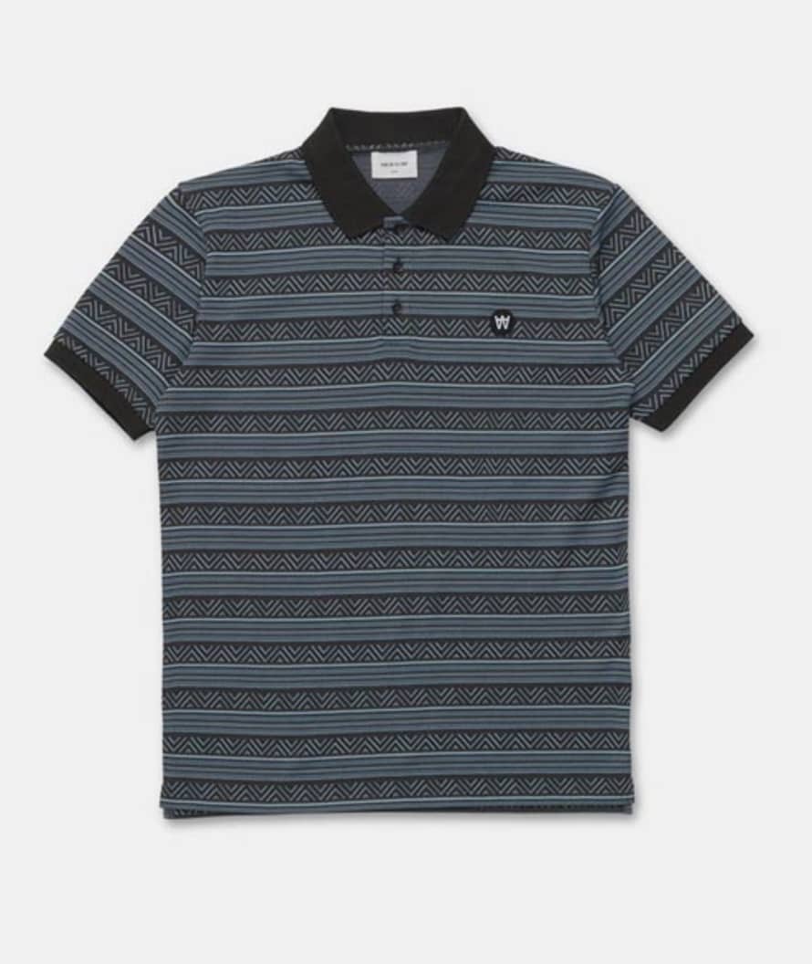 Wood Wood Dark Green Cotton Igor Polo