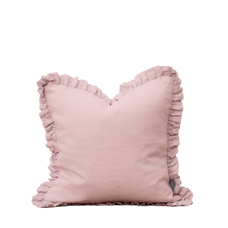 Also Home Oli ruffle cushion in blush