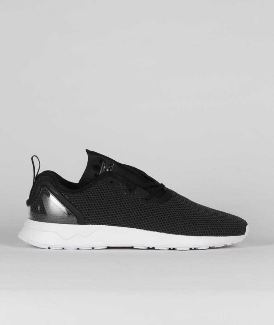 Adidas Black Synthetic Leather Originals ZX Flux ADV Asym Shoes