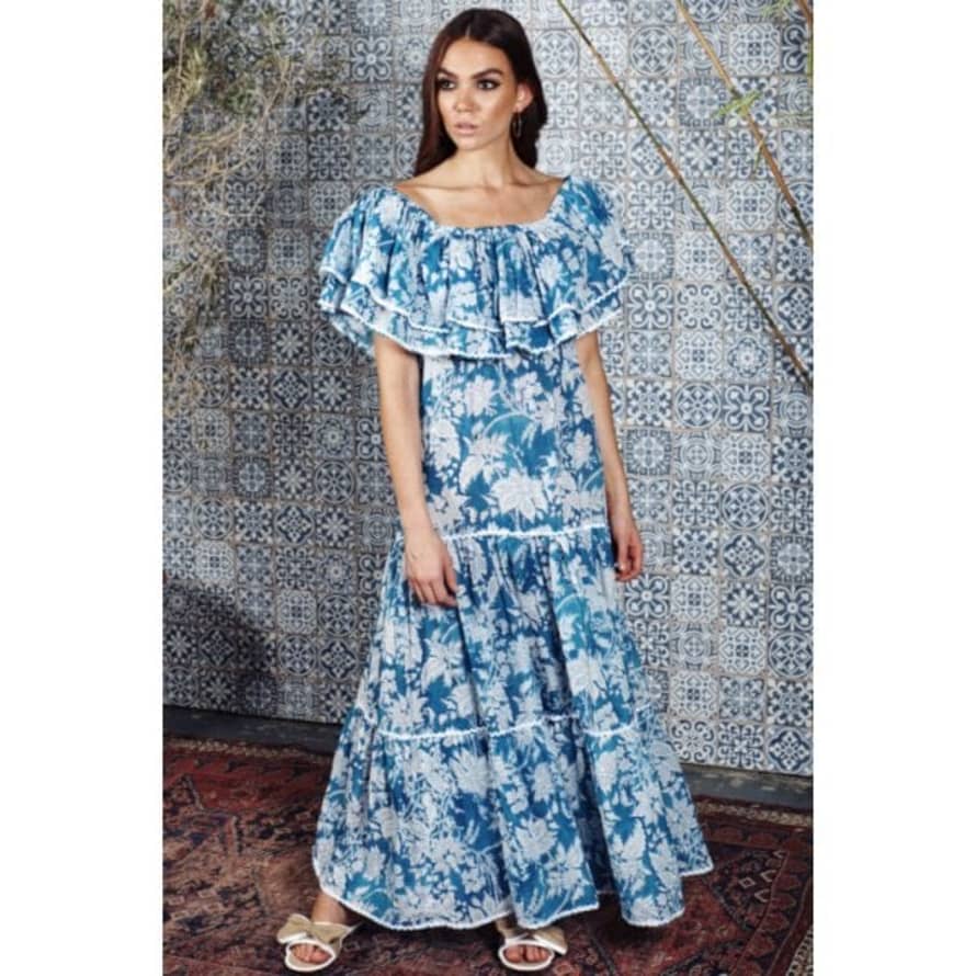 Neve & Noor Cala Dress in Azure