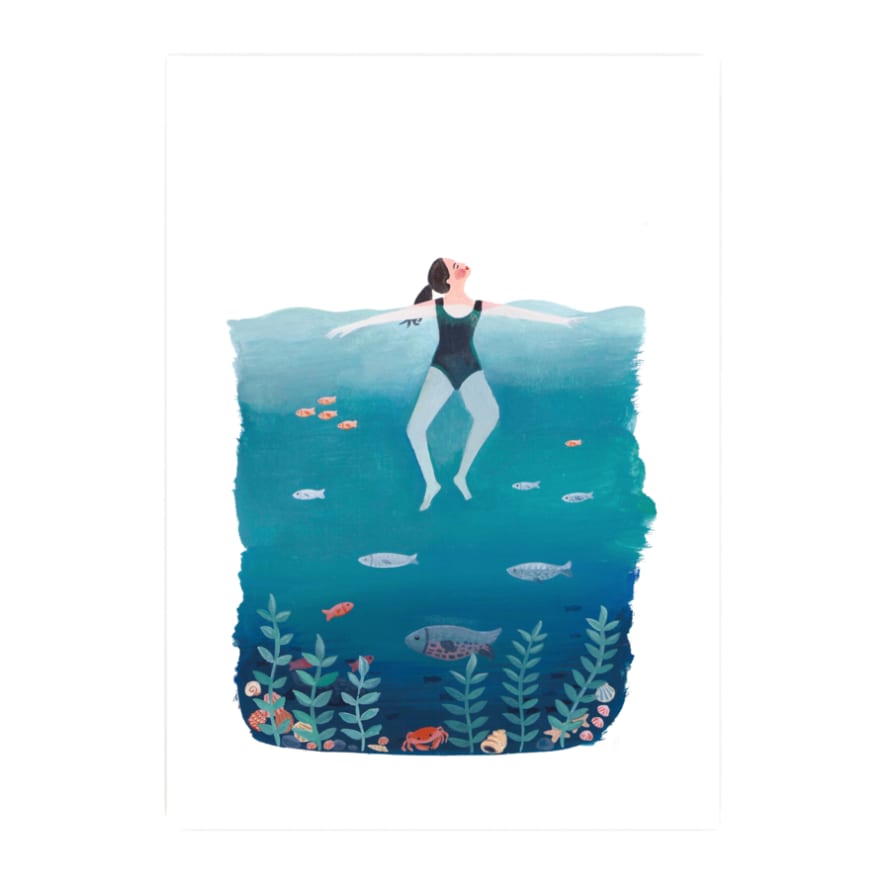 Jade Fisher Swimmer Print