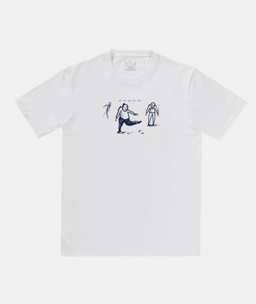 POLAR SKATE White Doodle T Shirt