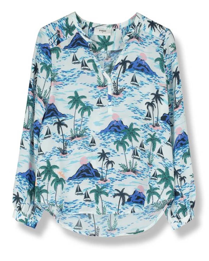 Pyrus  Lizzie Blouse in Aloha Print