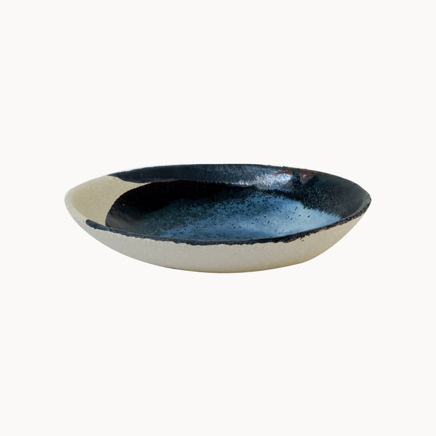 Jars  Glazed stoneware plate