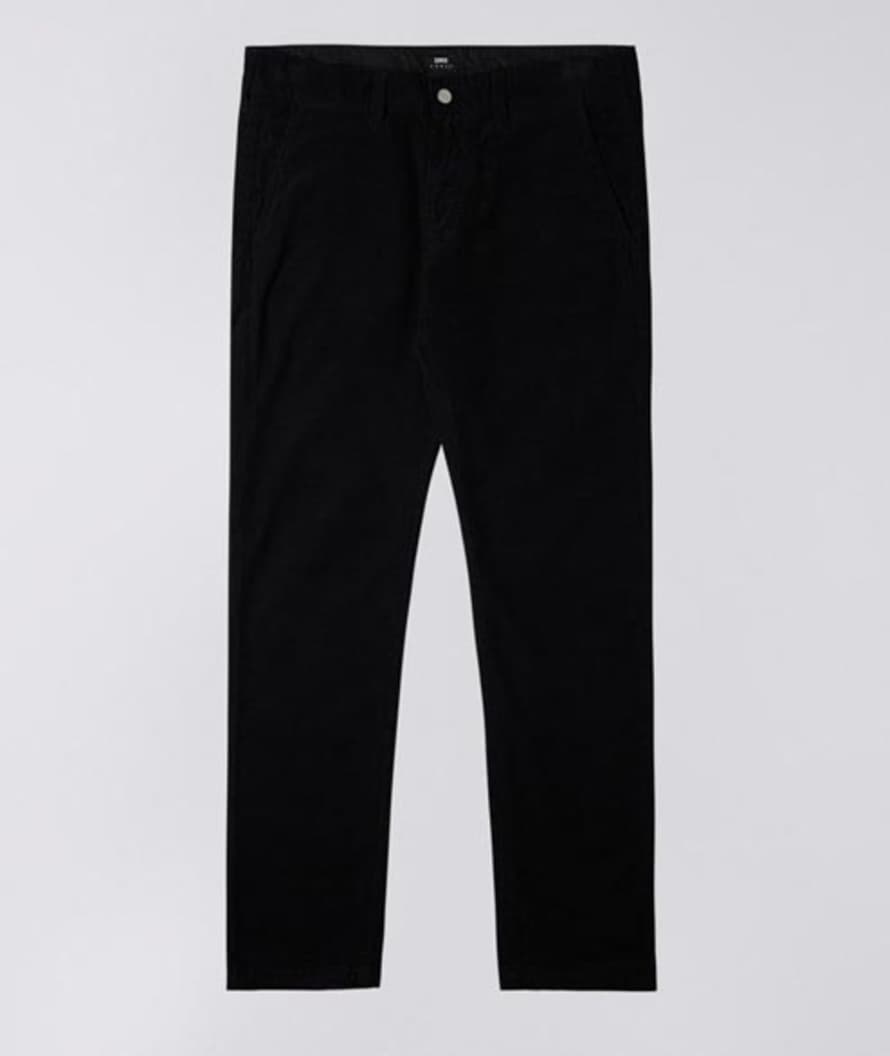 Edwin Black Cotton Corduroy 55 Chino Pant