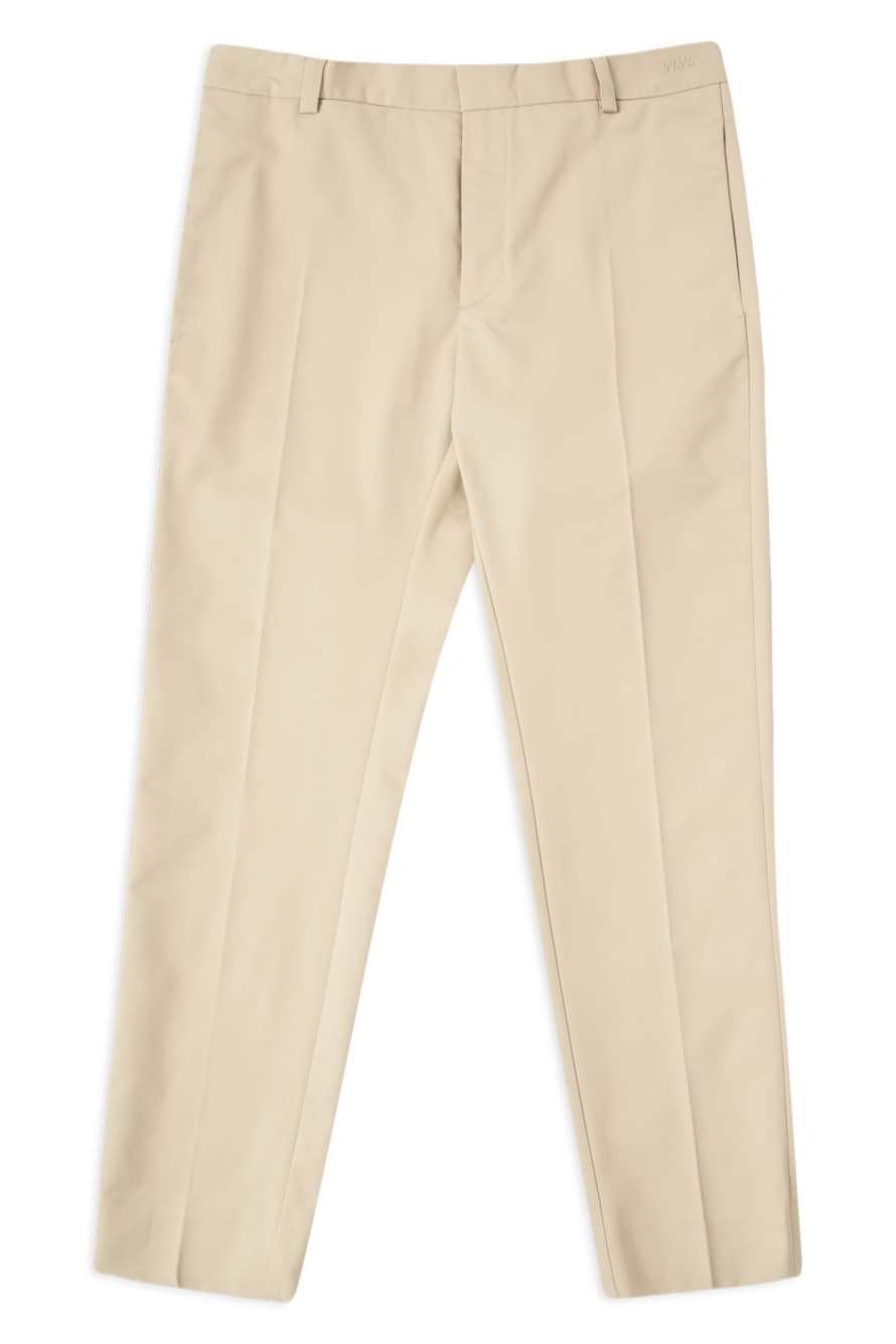 Wood Wood Khaki Polyester Tristan Trousers