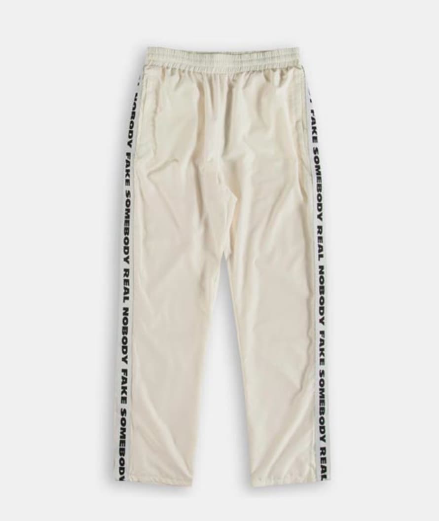 Wood Wood Off White Polyester Robby Trousers