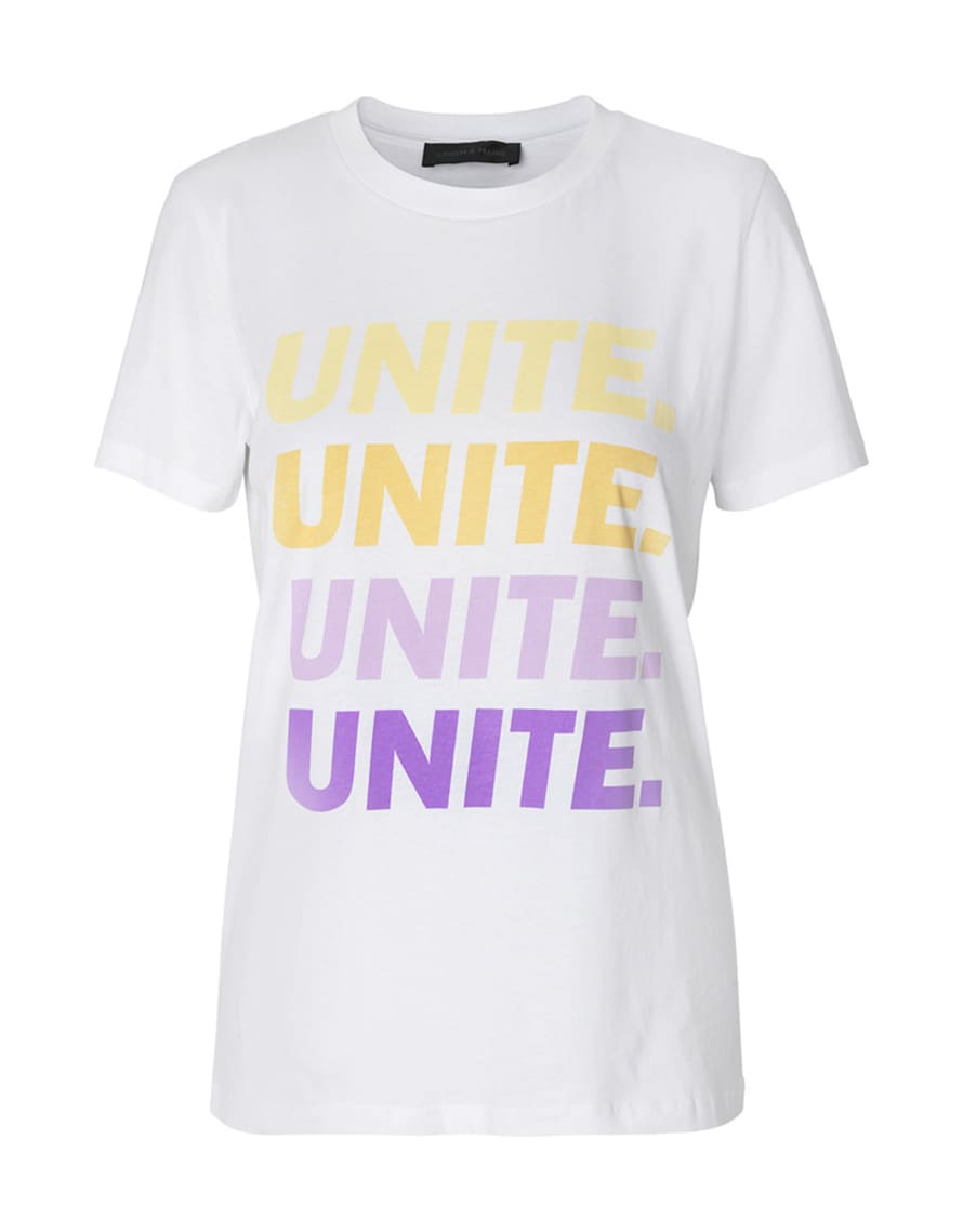 Storm & Marie Bright White Cotton Unite Grade Tee