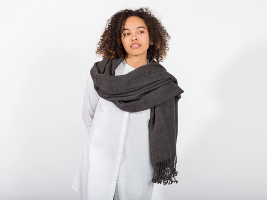 Folkdays Dark Grey Mayra Scarf