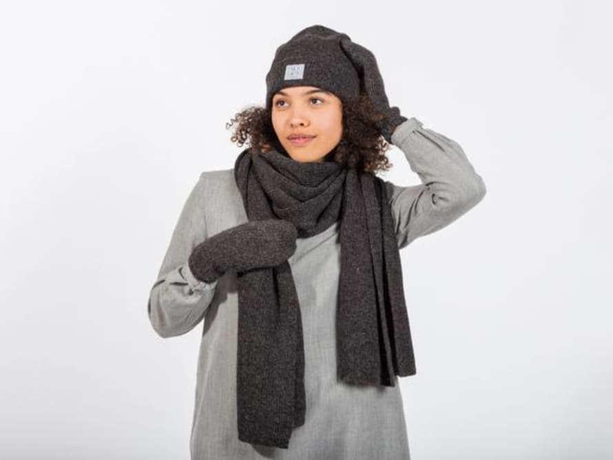 Folkdays Marcelo Scarf Dark Grey