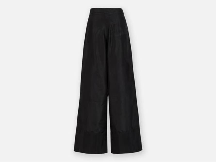 Folkdays Jorani Silk Pants Black