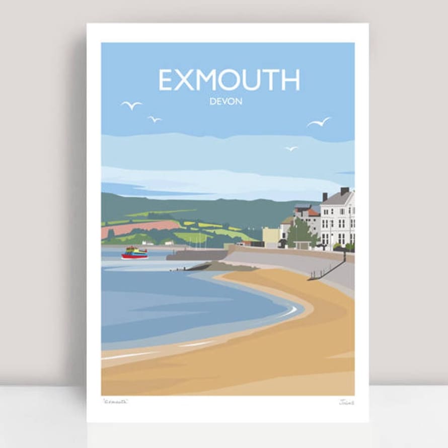 Julia S Illustrations Exmouth Print