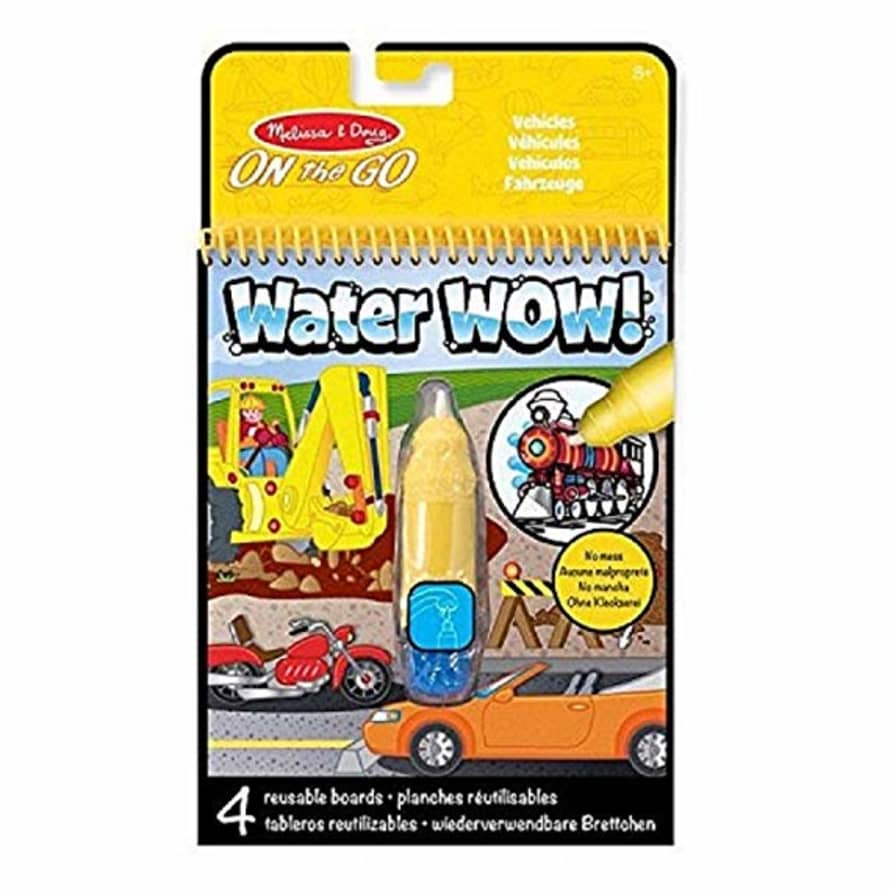 Melissa & Doug Water Wow Vehicles