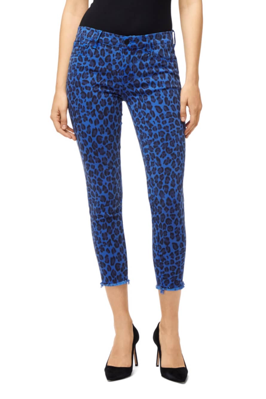 J Brand 835 Mid Rise Crop Skinny in Royal Jaguar