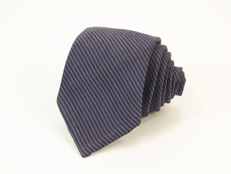 40 Colori Silk Washed Small Striped Tie