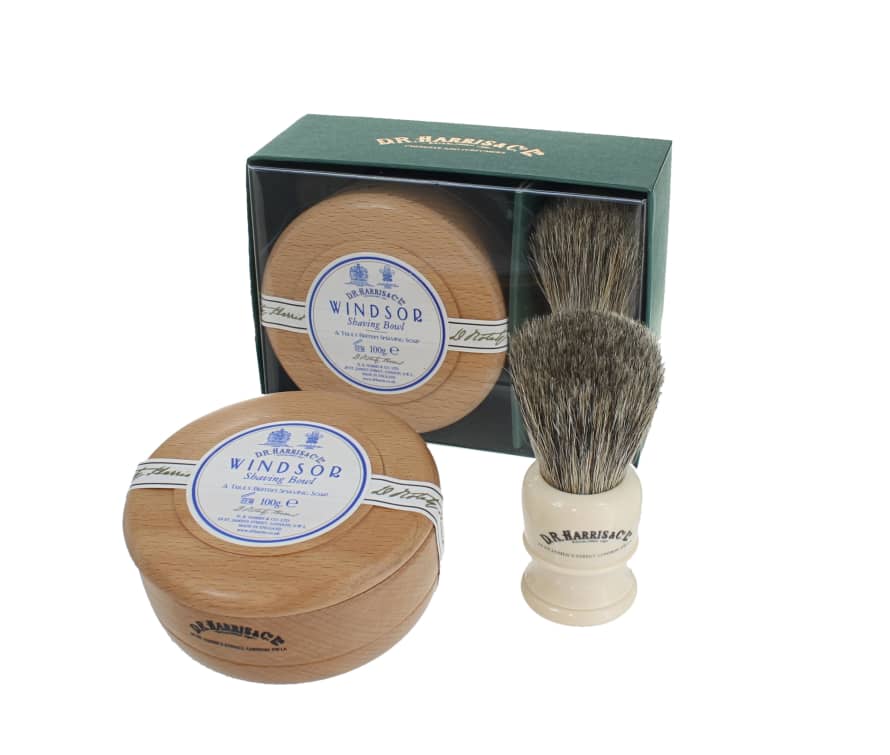 D. R. Harris Windsor Shaving Gift Set Beech