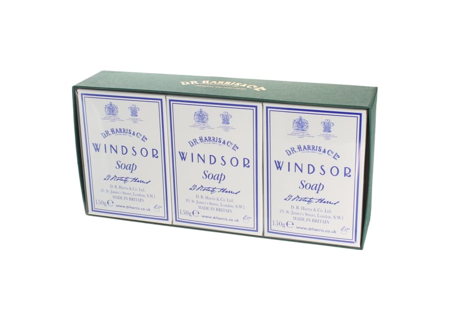 D. R. Harris 3 Pack Windsor Bath Soap 