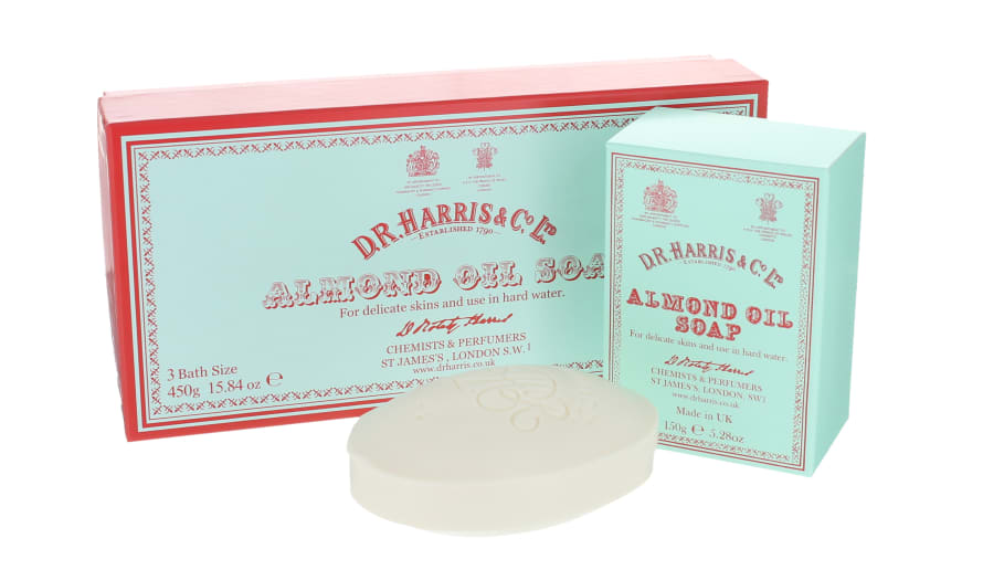 D. R. Harris 3 Pack Almond Oil Bath Soap 