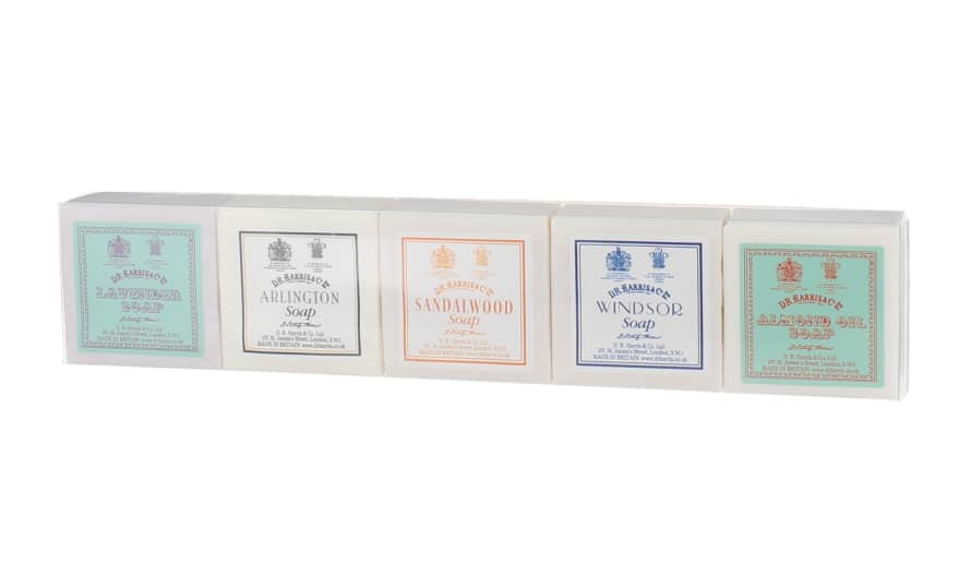 D. R. Harris Guest Soaps Mixed Selection 5 x 40g