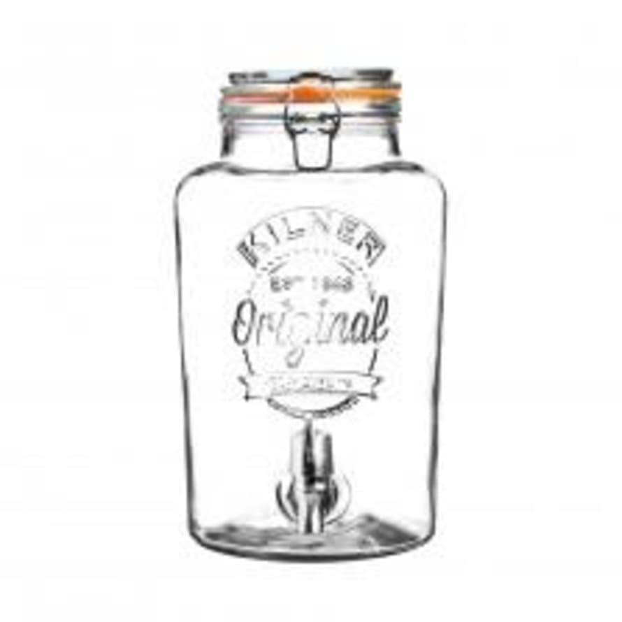 Kilner Clip Top Round Drinks Dispenser 5 Litre