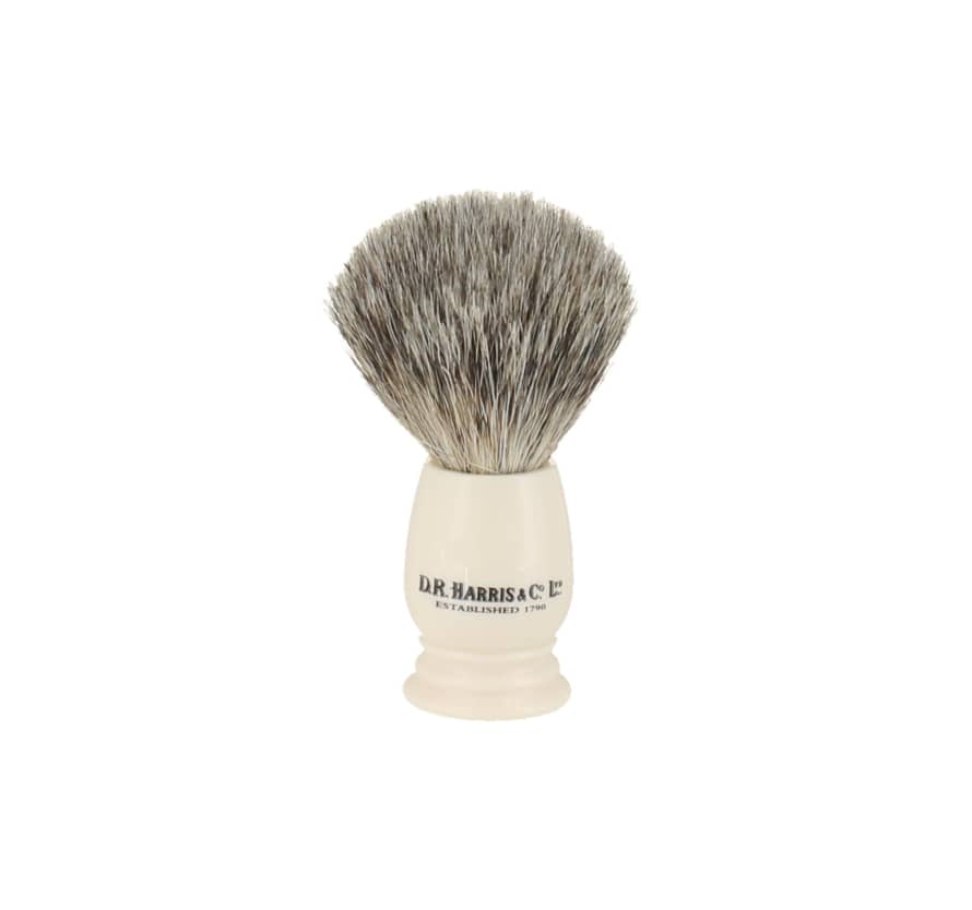 D. R. Harris S1 Best Badger Shaving Brush - Ivory 