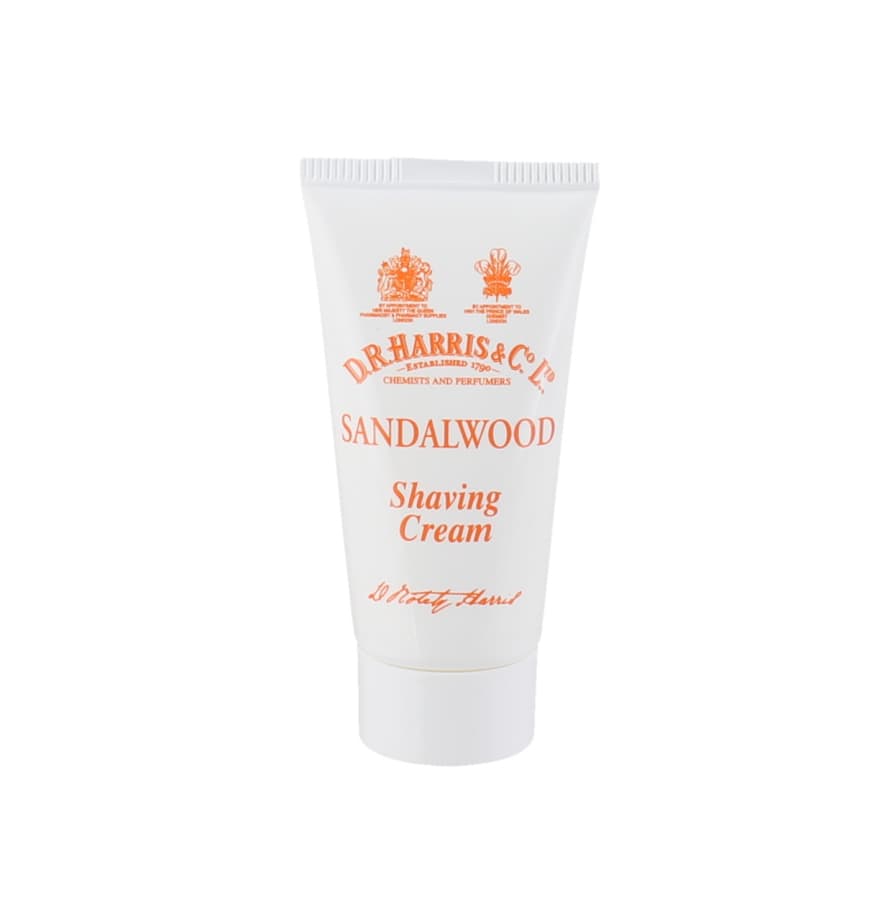 D. R. Harris Sandalwood Trial Size Shaving Cream Tube 