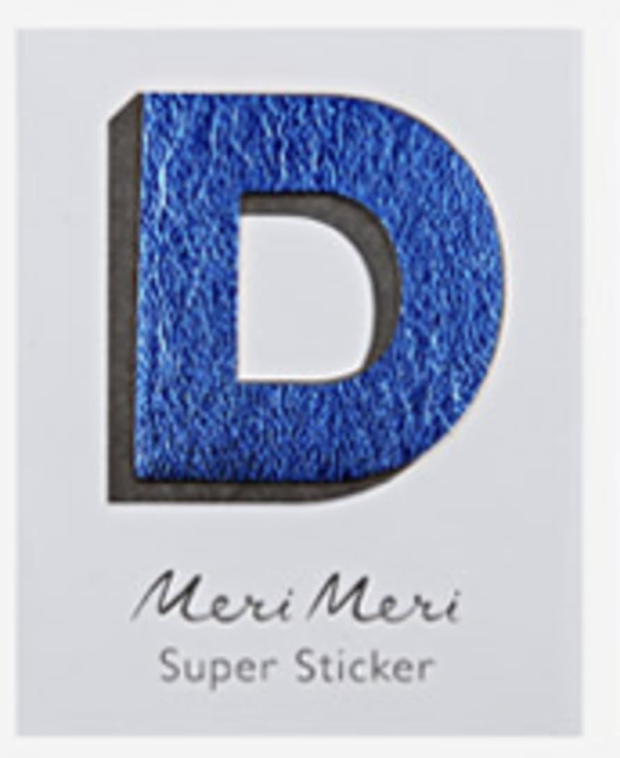 Meri Meri leather alphabet stickers