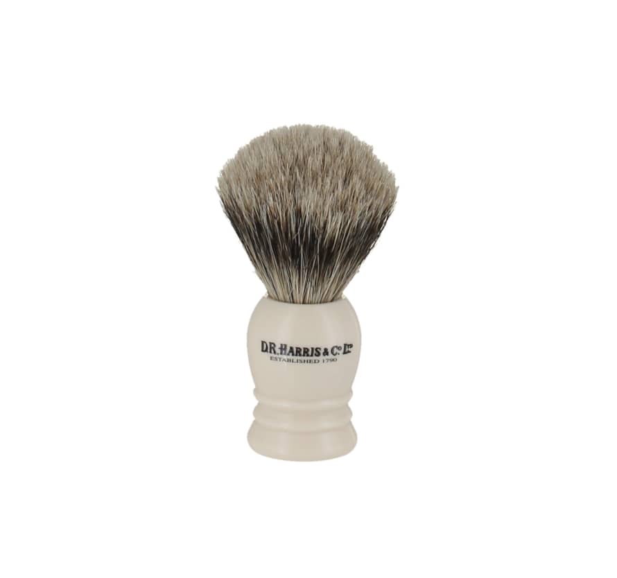 D. R. Harris R1 Super Badger Shaving Brush - Ivory