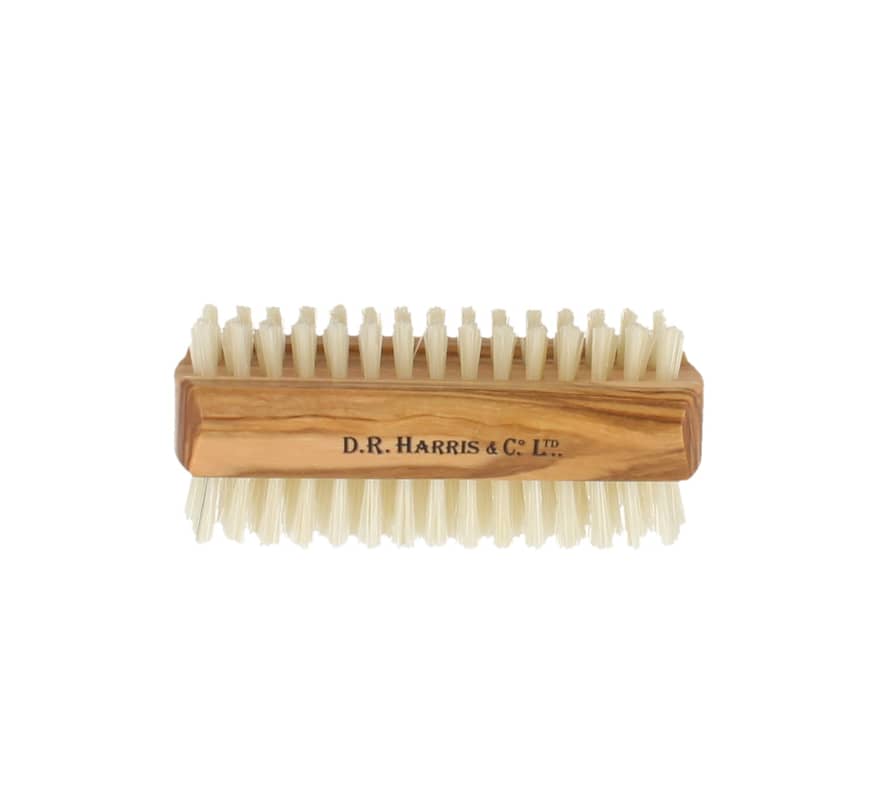 D. R. Harris Large Olive Wood Nail Brush