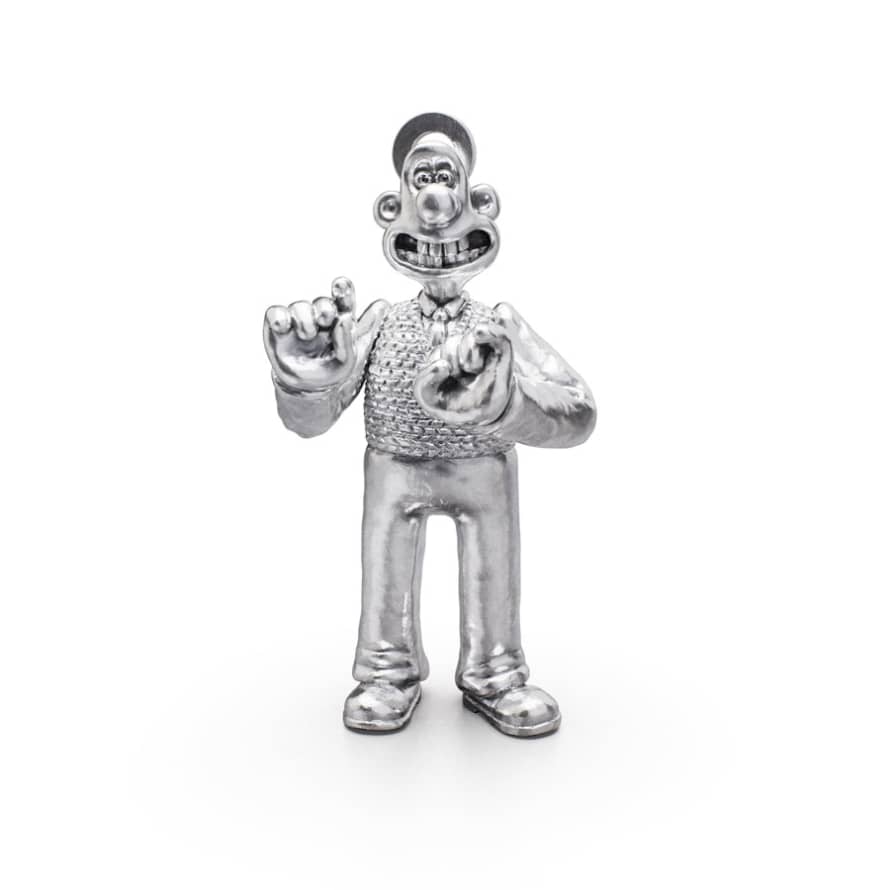 LICENSED TO CHARM Wallace & Gromit - Sterling Silver Wallace Charm