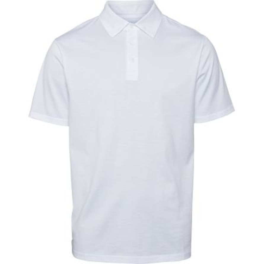 Knowledge Cotton Apparel  1010 Bright White 20080 Polo