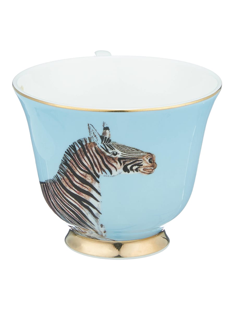 Yvonne Ellen Zebra Teacup and Saucer