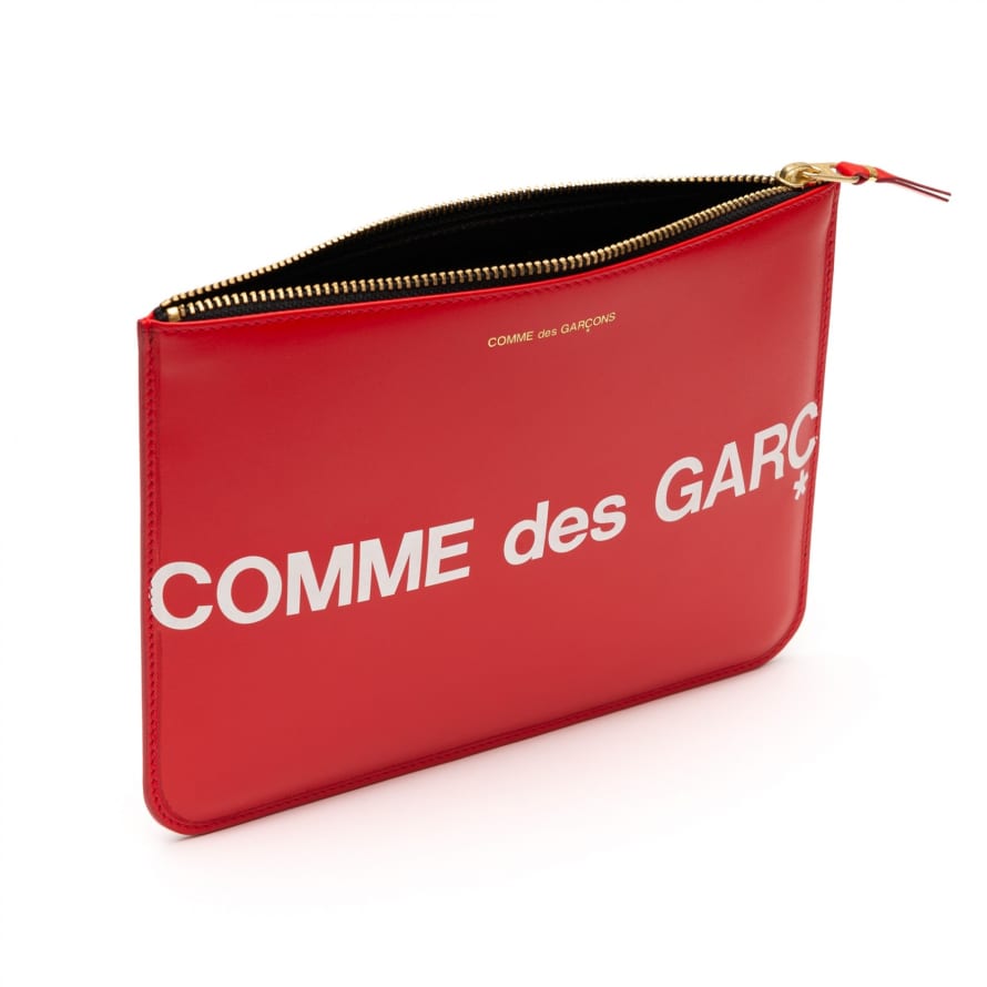 Trouva: CDG Huge Logo Wallet (Red SA5100HL)