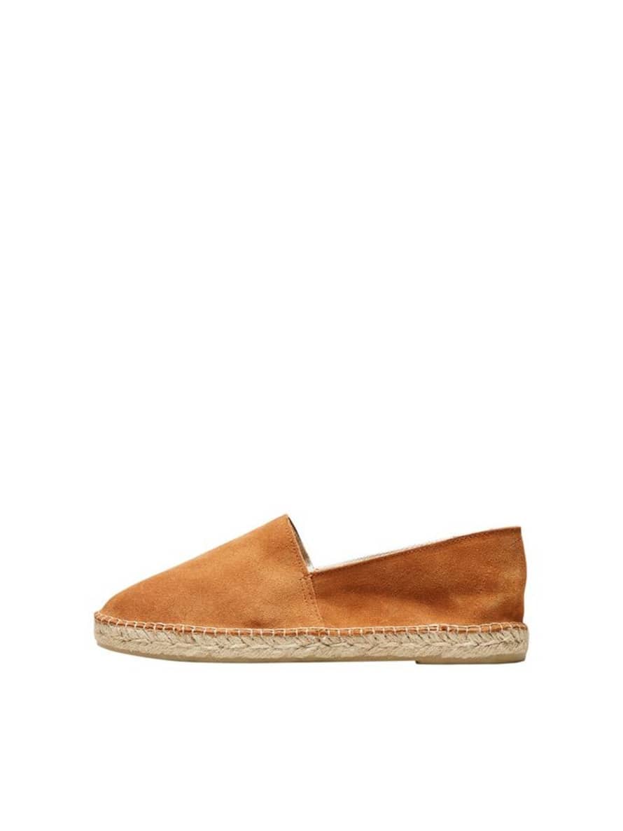 Selected Homme BROWN SUEDE - ESPADRILLES