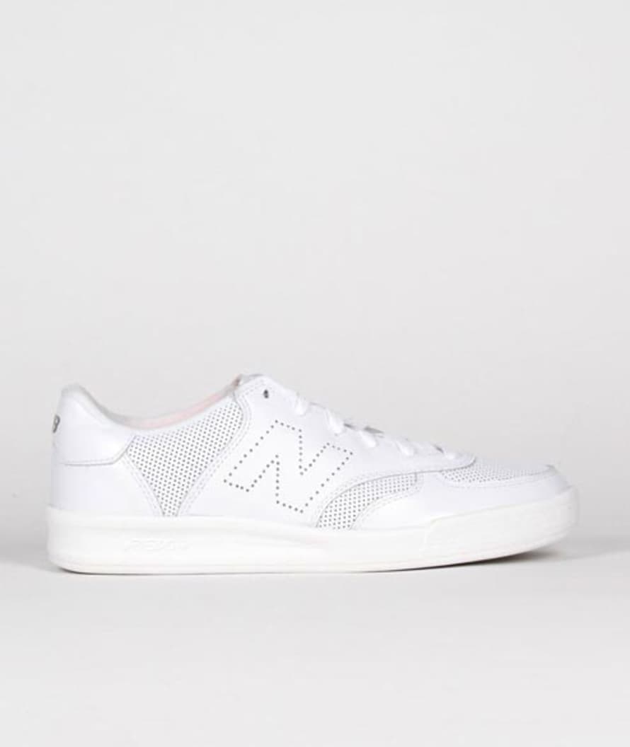 New Balance White Leather CRT300 AE Shoes