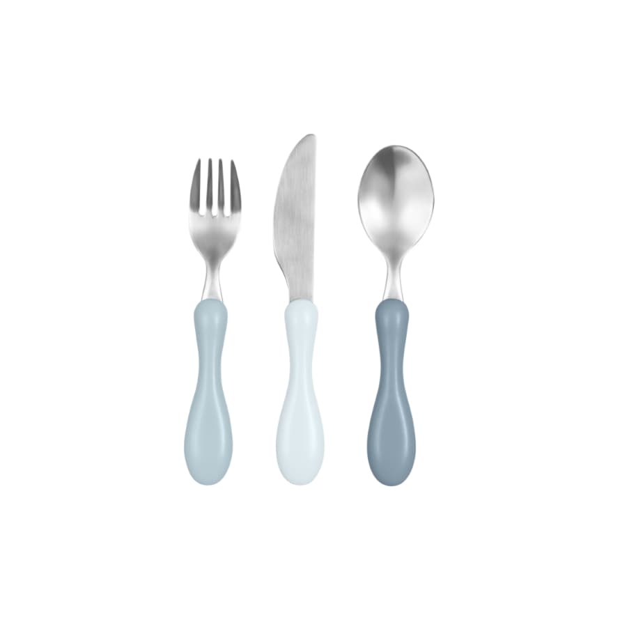 Pastel Petrol Stainless Steel Cutlery Set